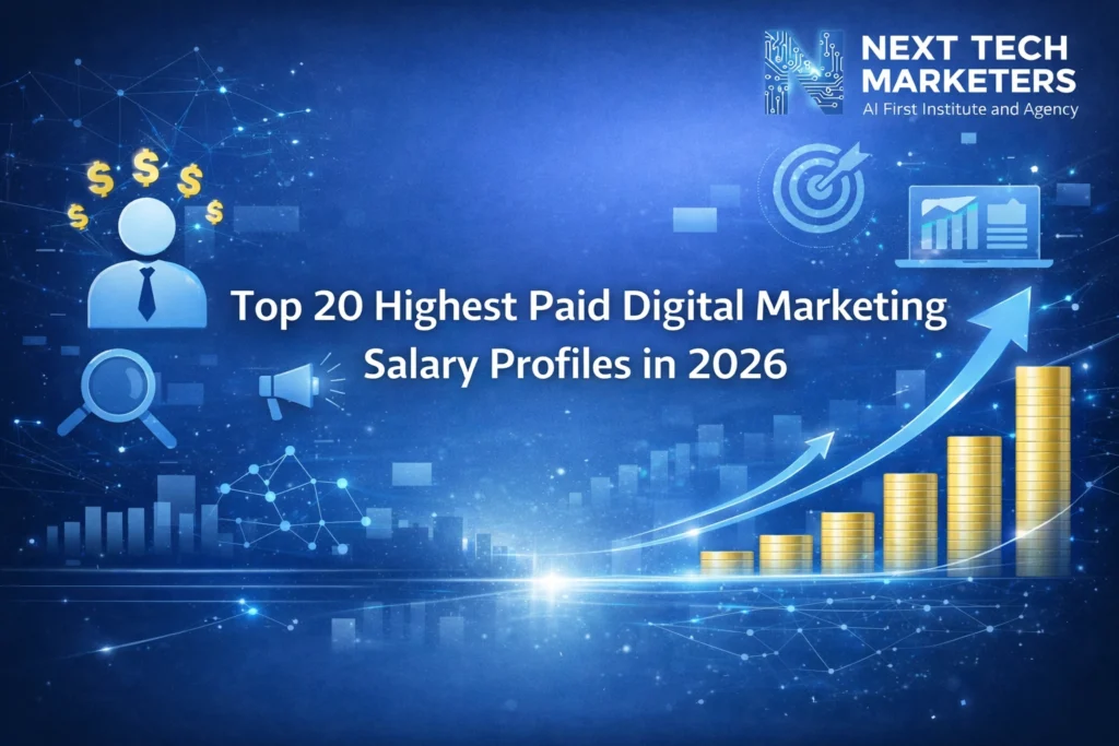 Top 20 Highest Paid Digital Marketing Salary Profiles in 2026