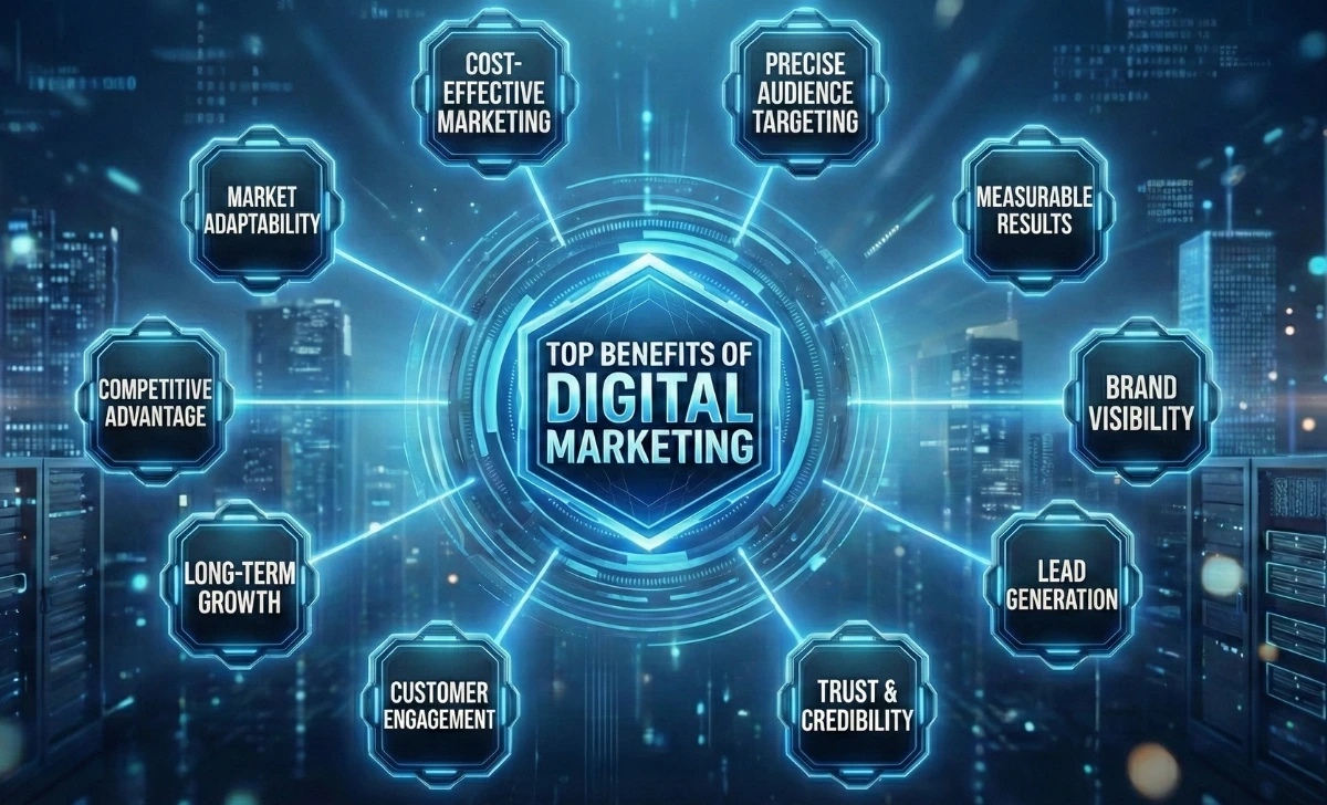 TOP BENEFITS OF DIGITAL MARKETING